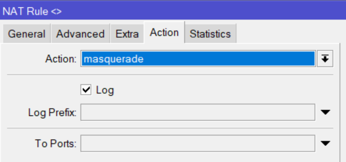 Mikrotik NAT Logging Configuration
