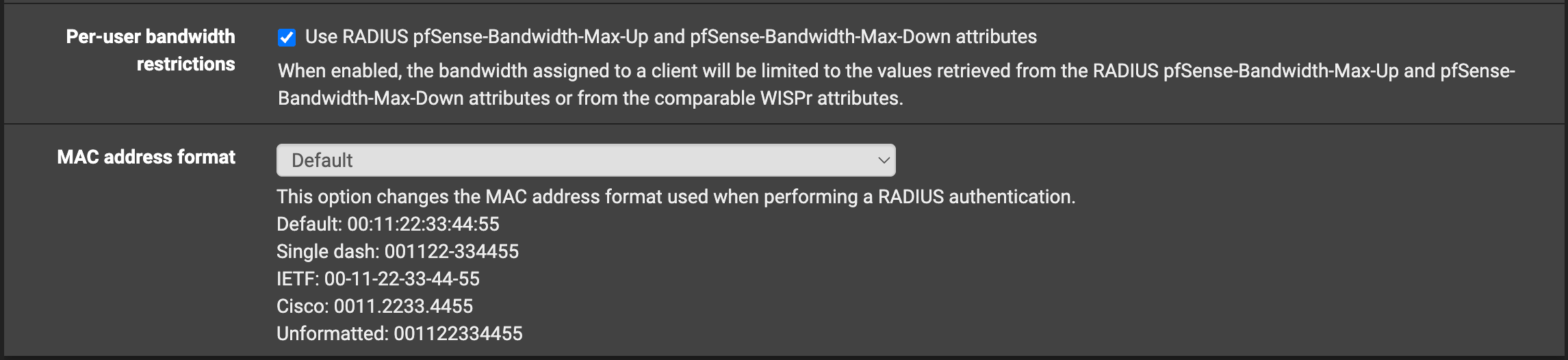 Captive Portal Authentication Options