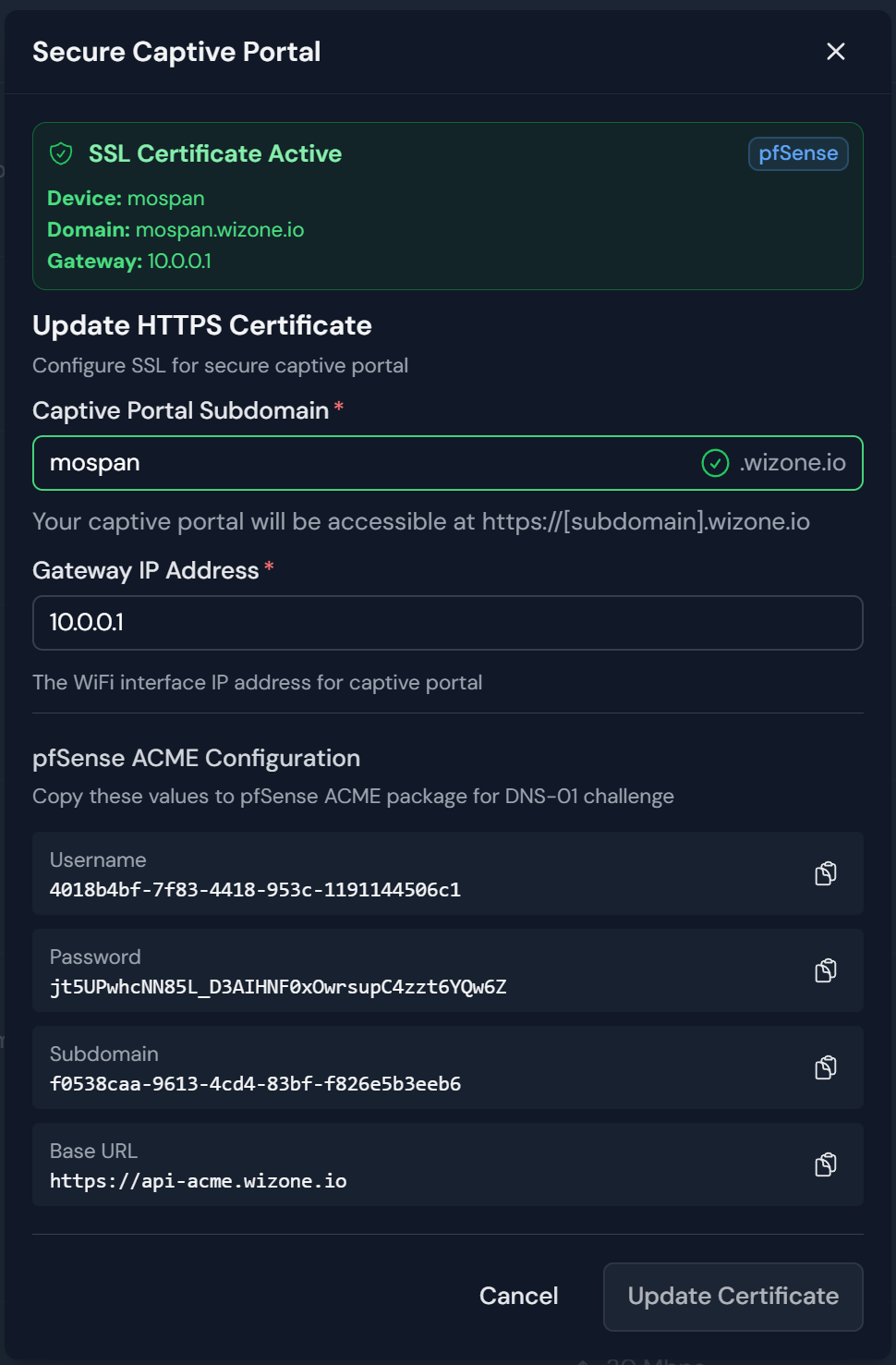Secure Captive Portal