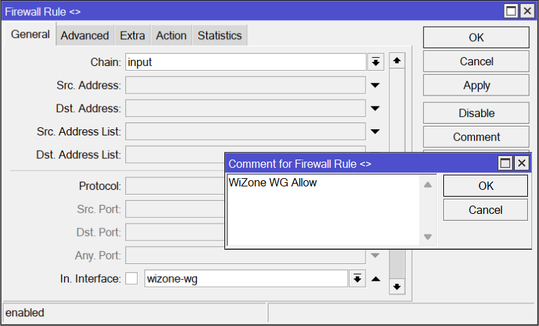 Firewall WireGuard Rule