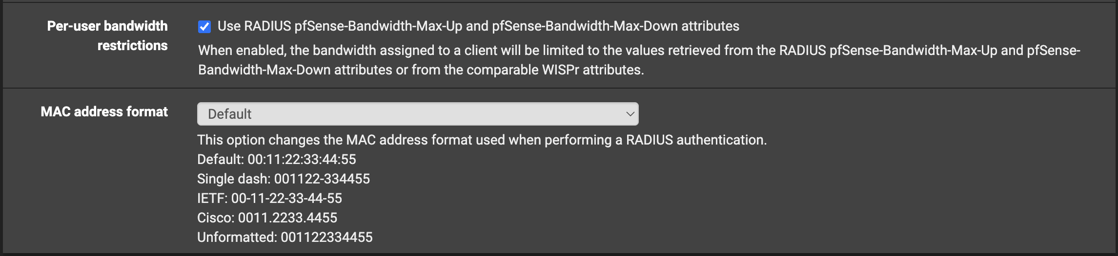 Captive Portal Authentication Options